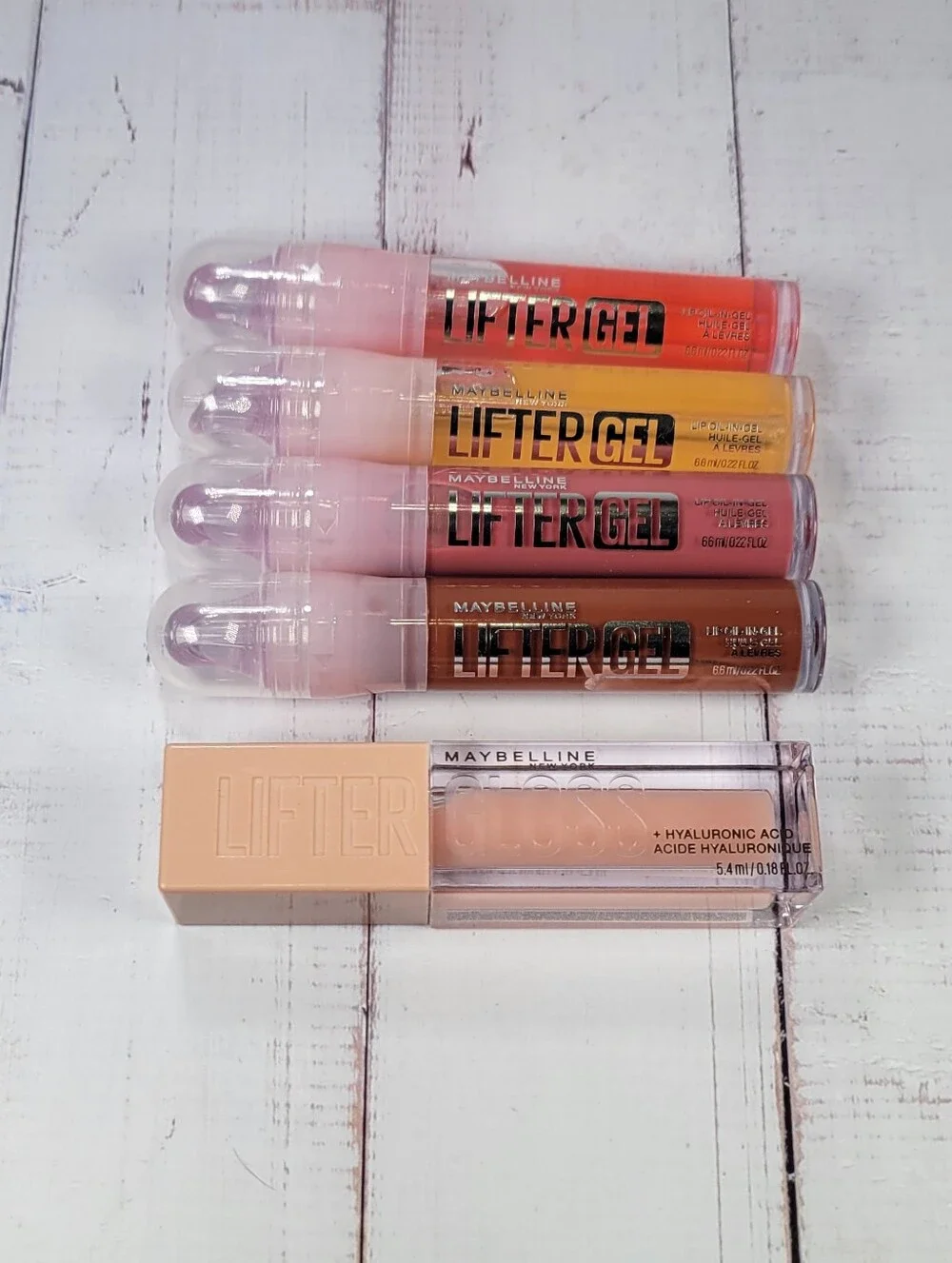 Maybelline Lifter Gel Lip Oil & Lifter Gloss Lip Gloss Bundle NEW!